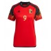 Belgien Romelu Lukaku #9 Hjemmebanetrøje Dame VM 2022 Kort ærmer